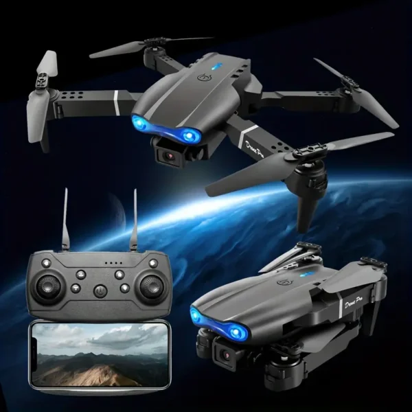 E99 Drone With Camera, Foldable RC Quadcopter Drone